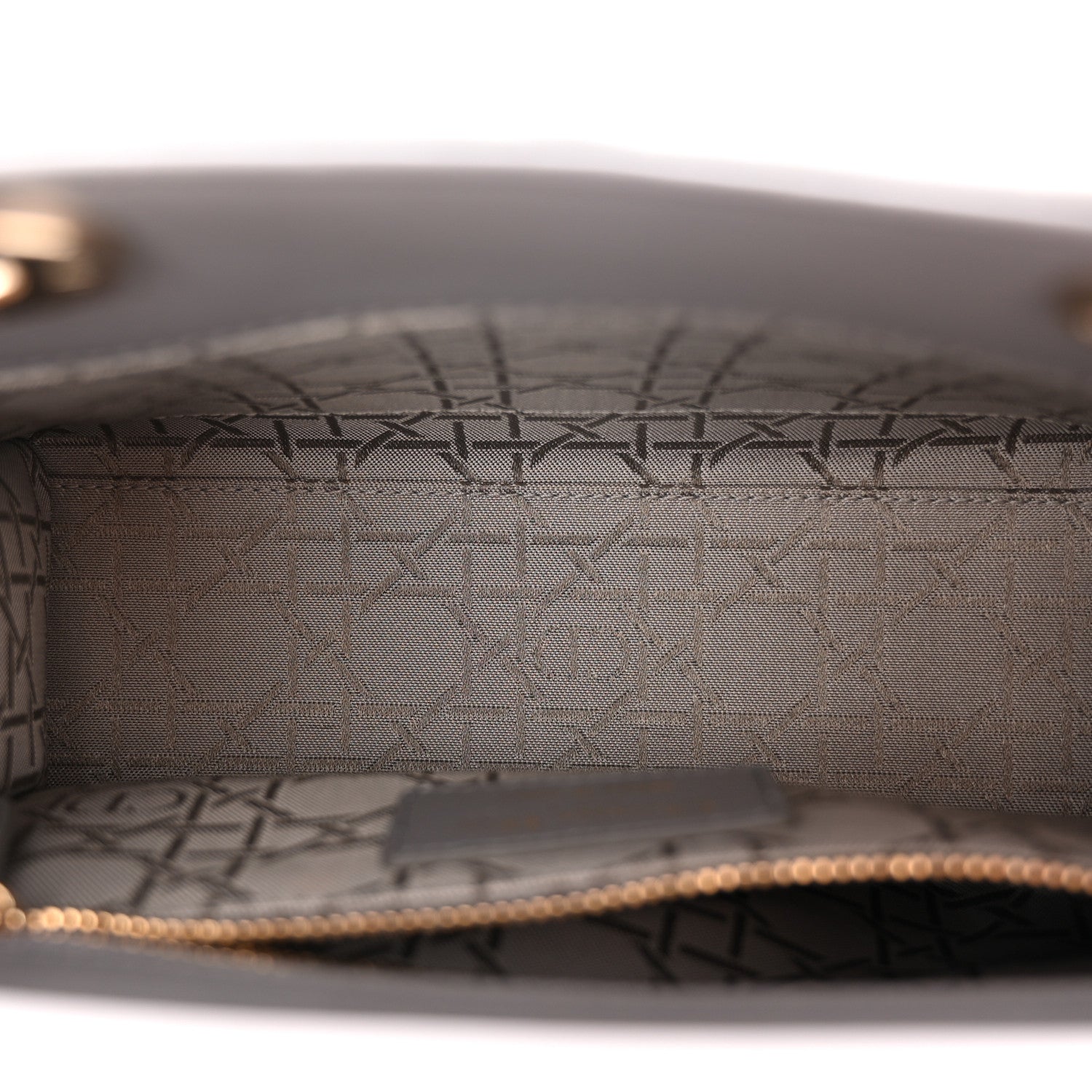 Christian Dior Lambskin Cannage Small Lucky Badges My Lady Dior Grey 5 of 11