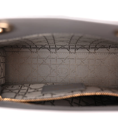 Christian Dior Lambskin Cannage Small Lucky Badges My Lady Dior Grey 5 of 11