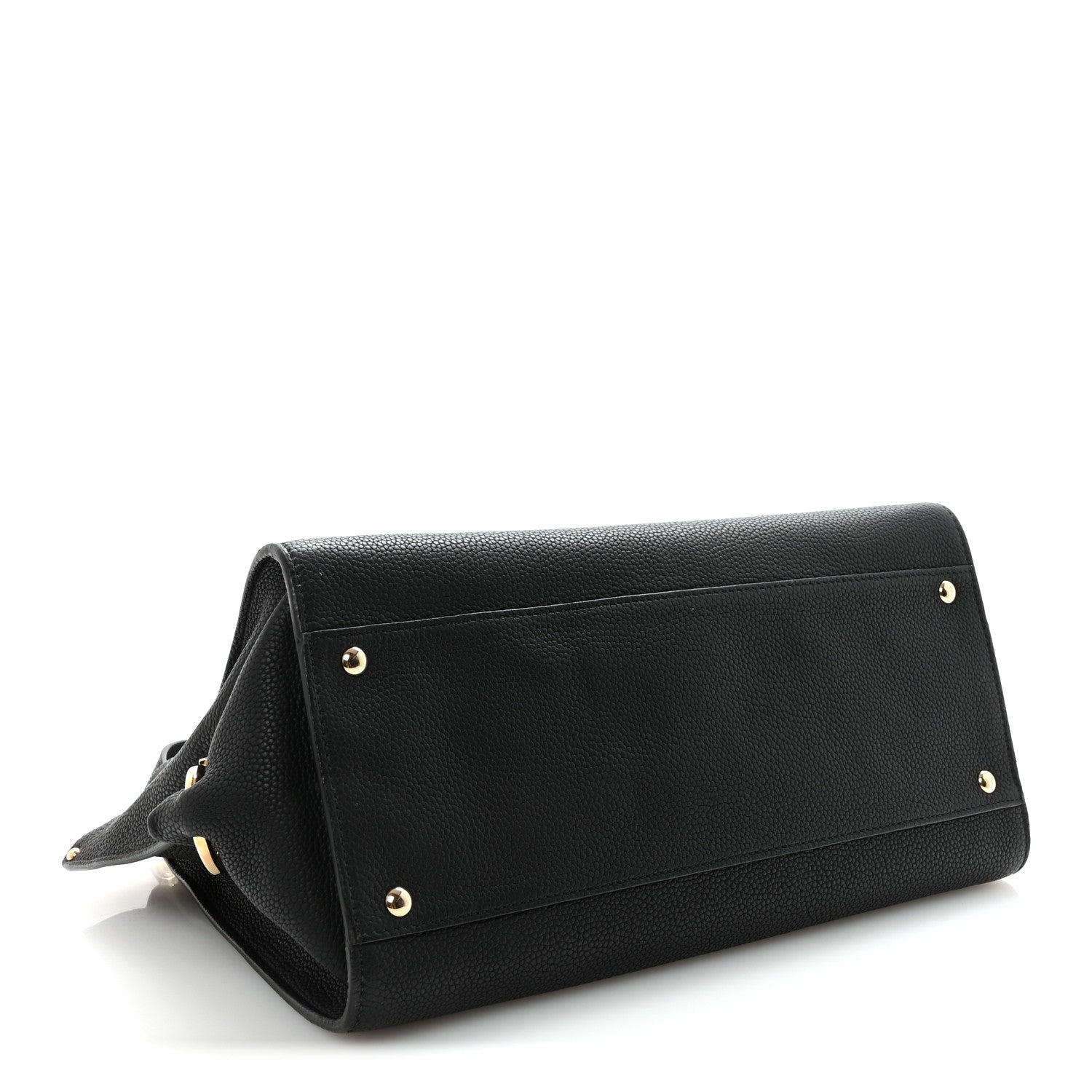 Salvatore Ferragamo Grained Calfskin Medium Sofia Satchel Black 4 of 9
