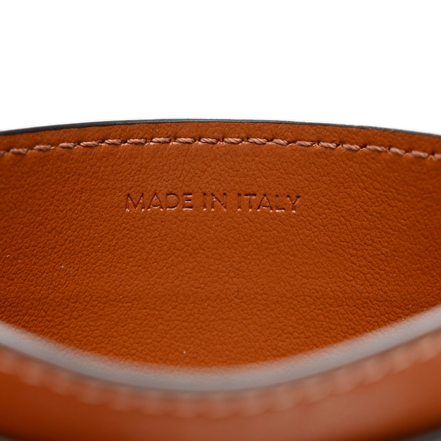 Celine Triomphe Canvas Card Holder Tan 6 of 6