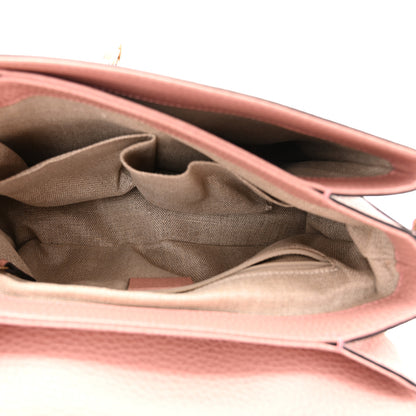 Gucci Dollar Calfskin Interlocking G Top Handle Shoulder Bag Soft Pink 5 of 10