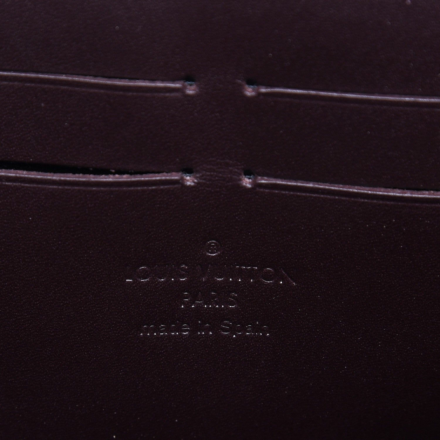 Louis Vuitton Vernis Zippy Wallet Amarante 6 of 7