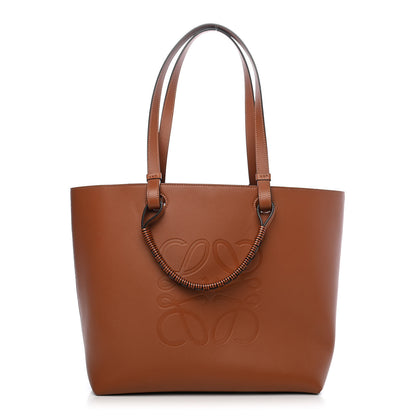 Loewe Smooth Calfskin Small Anagram Tote Tan 1 of 8