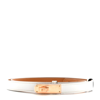 Hermes Epsom Kelly Belt White 1 of 4