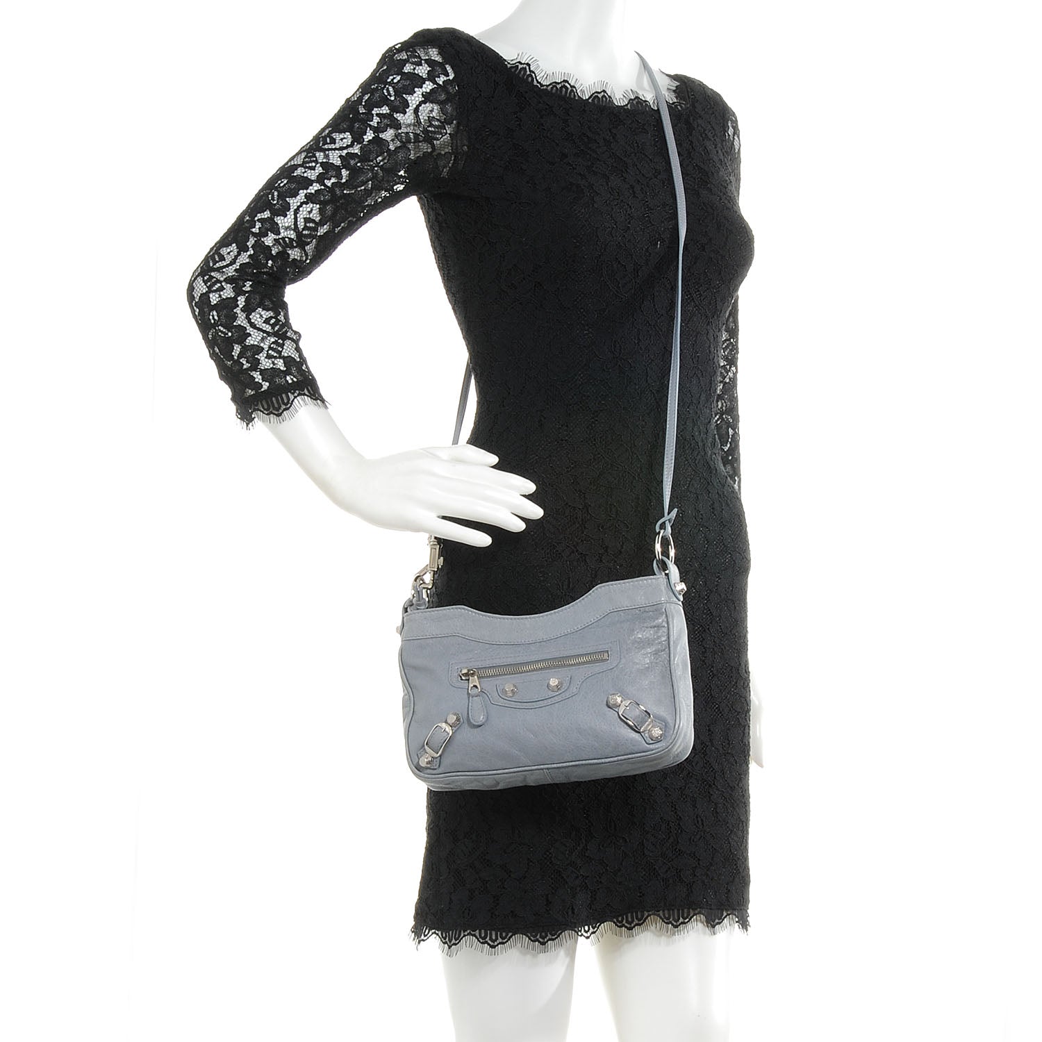 Balenciaga Agneau Giant 12 Silver Hardware Hip Ardoise 2 of 7