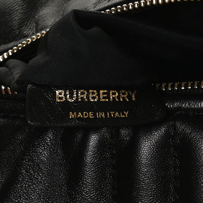 Burberry Lambskin Quilted Small Crescent Lola Bag Black 5 of 9