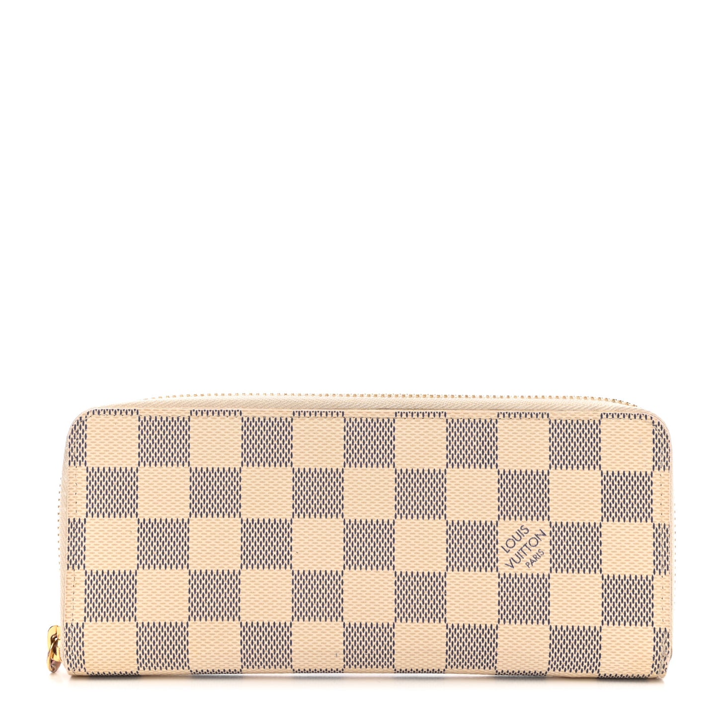 Damier Azur Clemence Wallet Rose Ballerine