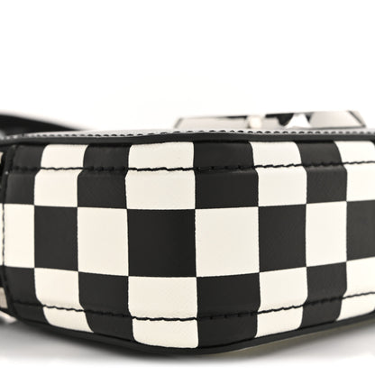 Marc Jacobs X Bloomingdales 150th Anniversary Saffiano Small Snapshot Camera Bag Black White 9 of 10