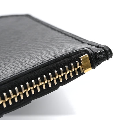 Saint Laurent Calfskin 5 Fragments Zip Pouch Card Holder Black 10 of 13