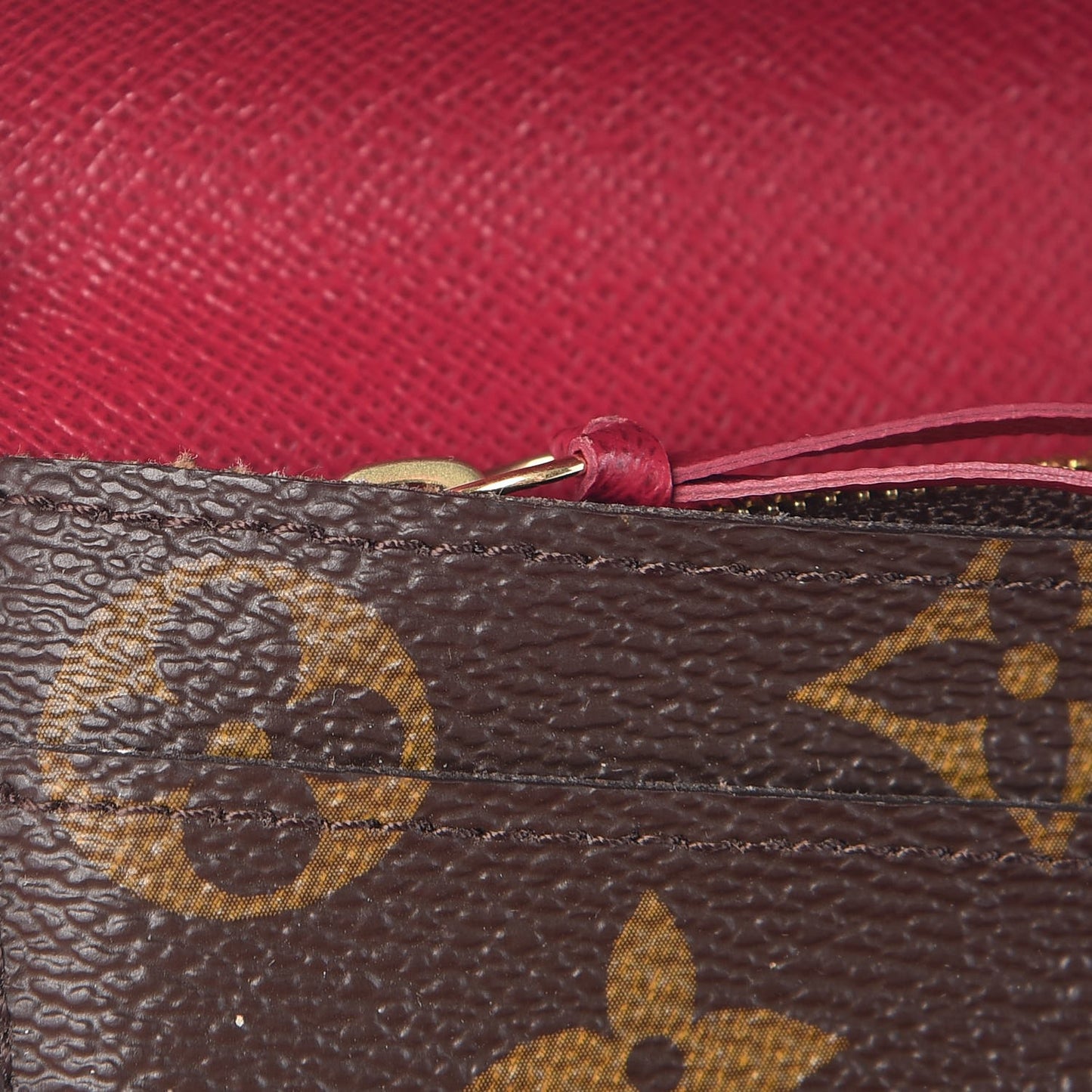 Monogram Josephine Wallet Fuchsia