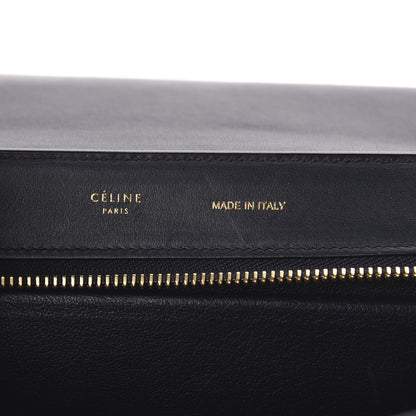 Celine Smooth Calfskin Suede Medium Tri-Color Trapeze Cobalt 5 of 8