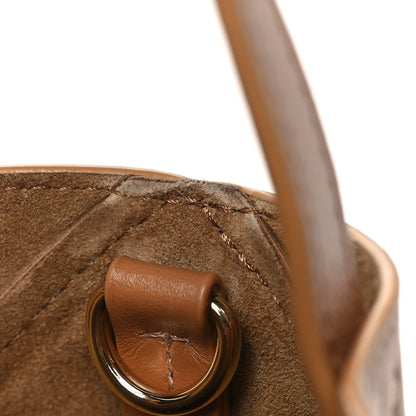Loewe Shiny Calfskin Mini Puzzle Fold Tote Warm Desert 10 of 11
