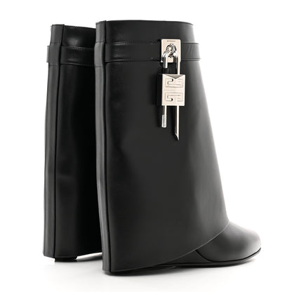 Givenchy Calfskin Shark Lock Ankle Boots 40 Black 4 of 8