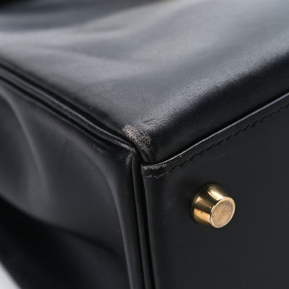 Hermes Box Kelly Retourne 28 Black 9 of 17