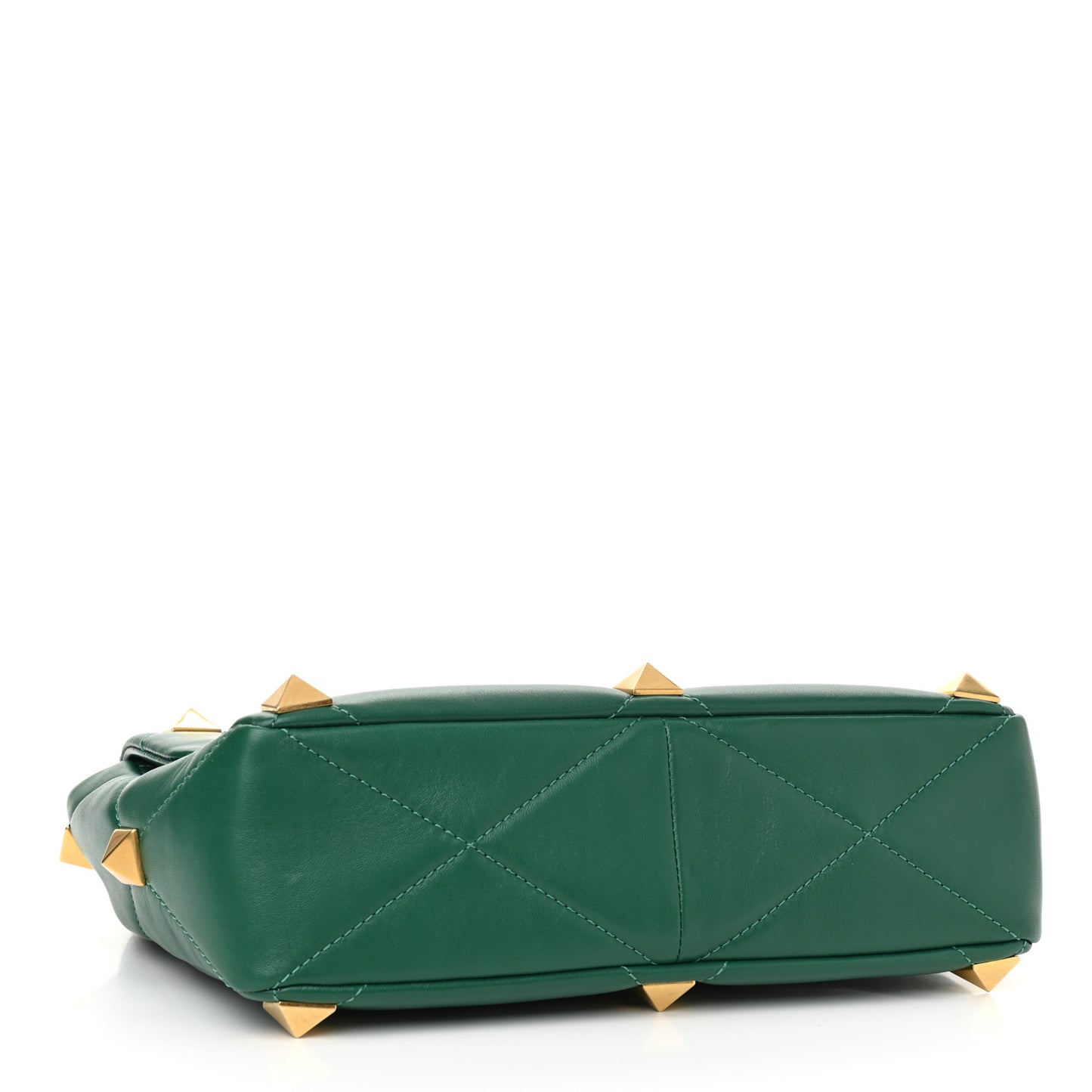 Nappa Large Roman Stud Shoulder Bag Jungle