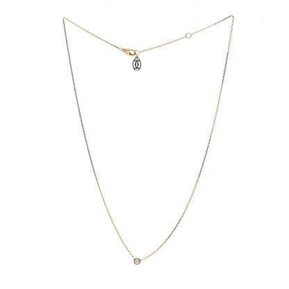 Cartier 18K Yellow Gold Diamond XS D'Amour Pendant Necklace 2 of 7