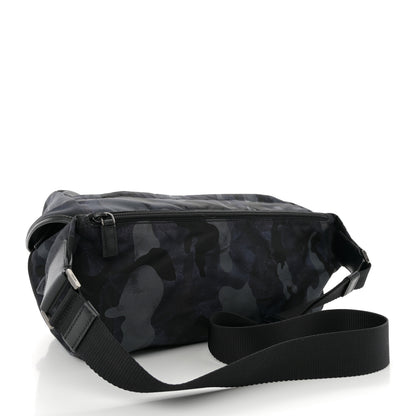 Prada Tessuto Nylon Camouflage Belt Bag Fumo 3 of 9