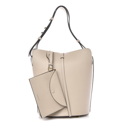 Burberry Supple Calfskin Medium Bucket Limestone 1 of 9