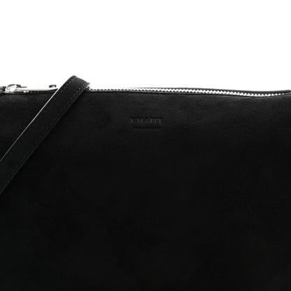 Khaite Suede Lina Crossbody Bag Black 7 of 10