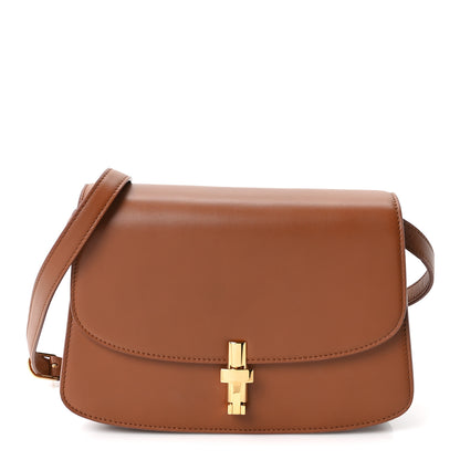 The Row Sleek Calfskin The Sofia 8.75 Crossbody Twany 1 of 9