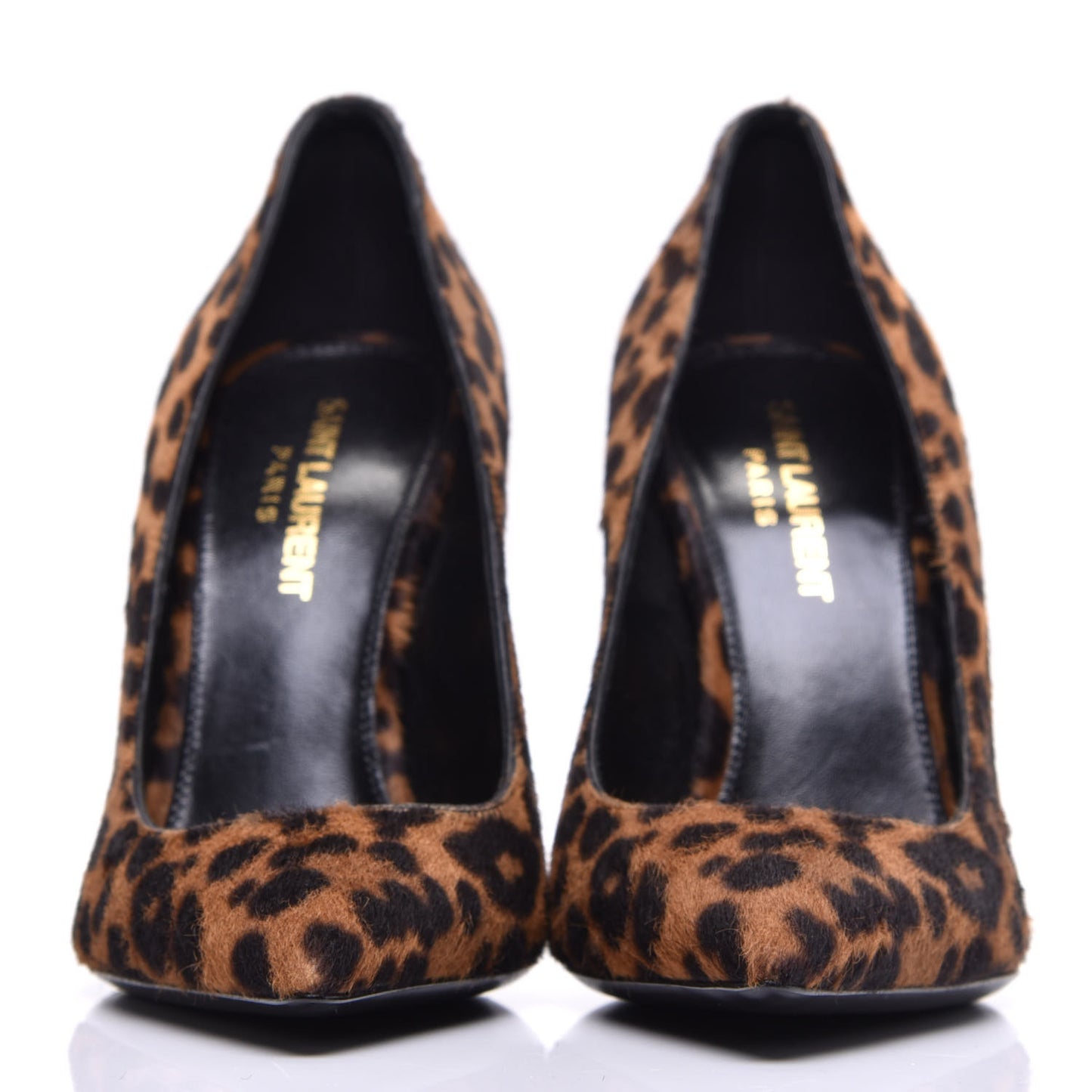Calf Hair Leopard Print Opyum 110 Pumps 36 Brown