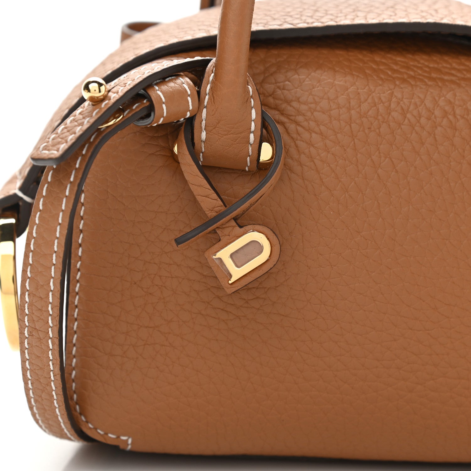 Delvaux Taurillon Soft Nano Cool Box Satchel Vegetal Ivory 7 of 9