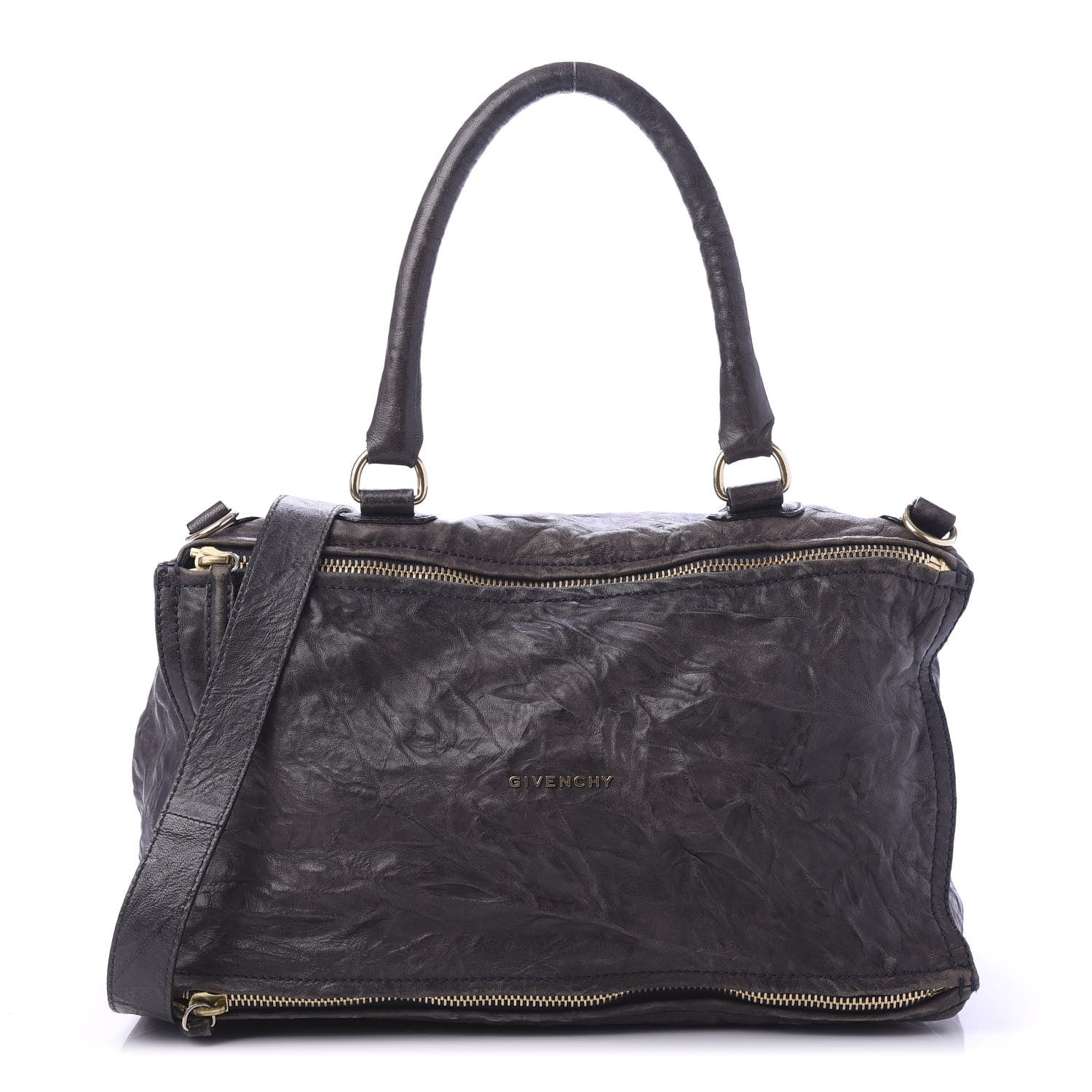 Givenchy Tumbled Sheepskin Large Pandora Black 1 of 11