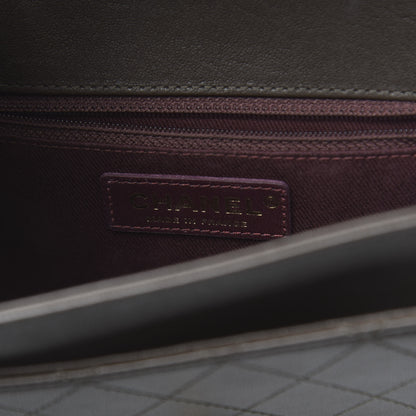 Chanel Sheepskin Stitched Chain Flap Bag Brown 6 of 11