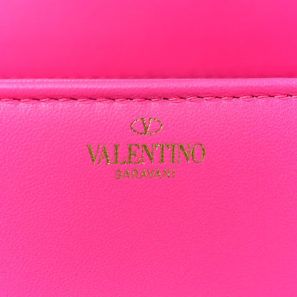 Valentino Garavani Nappa Tonal Monochrome Small One Stud Top Handle Bag Pink PP 6 of 8