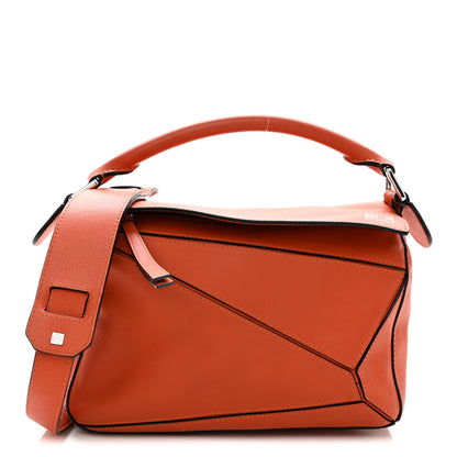Loewe Calfskin Small Puzzle Bag Orange 1 of 11