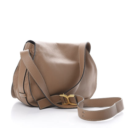 Chloe Calfskin Medium Marcie Round Crossbody Bag Nut 2 of 14