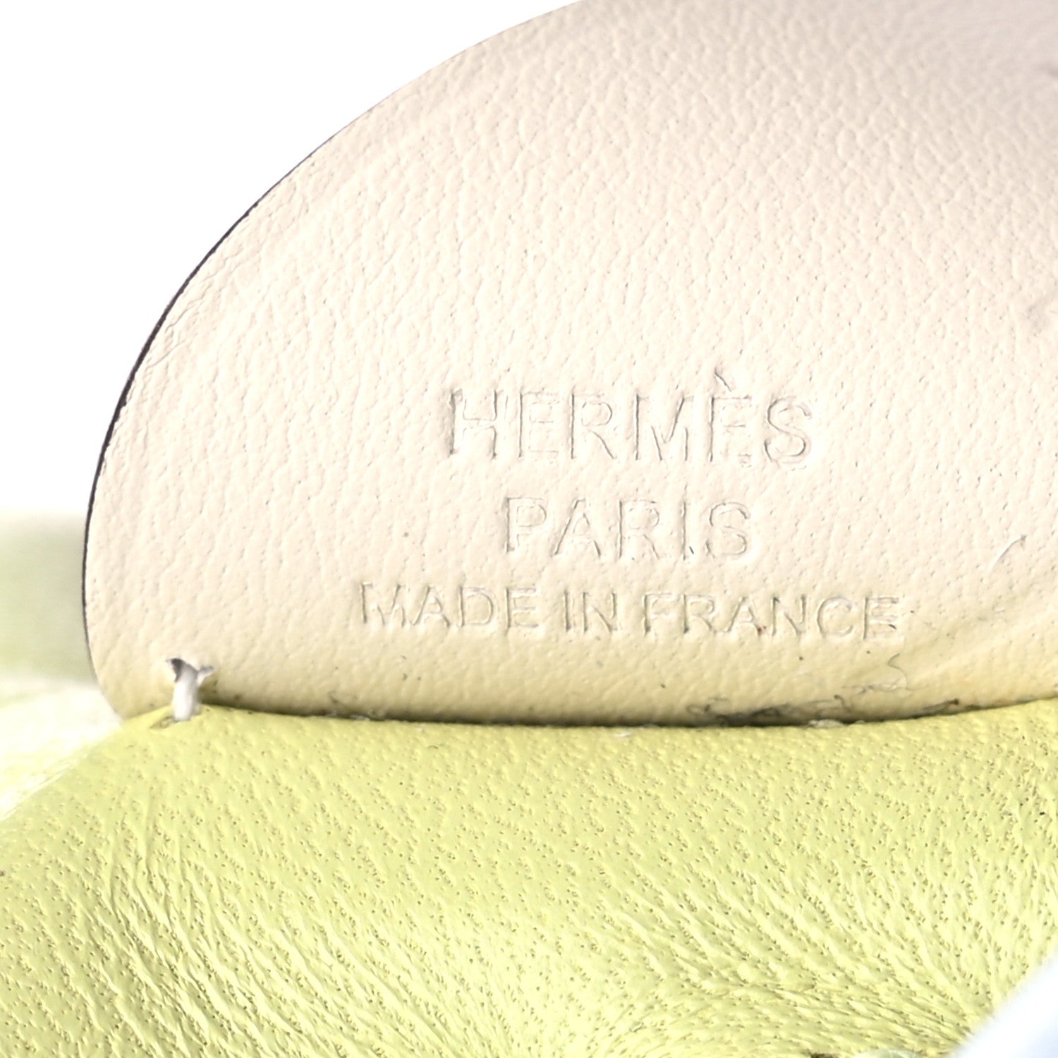 Hermes Milo Lambskin Grigri Rodeo Pegase Horse Bag Charm PM Jaune Bourgeon Bleu Brume Nata 3 of 4