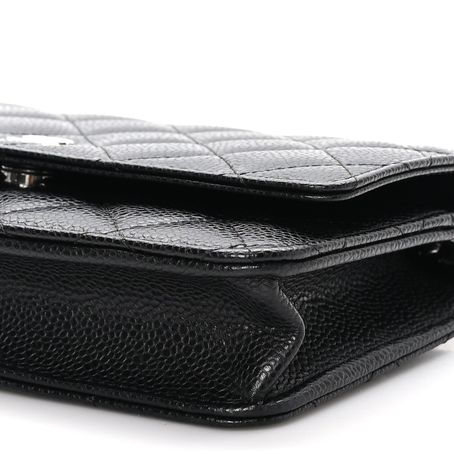 Chanel Caviar Quilted Wallet on Chain WOC Black 11 of 12