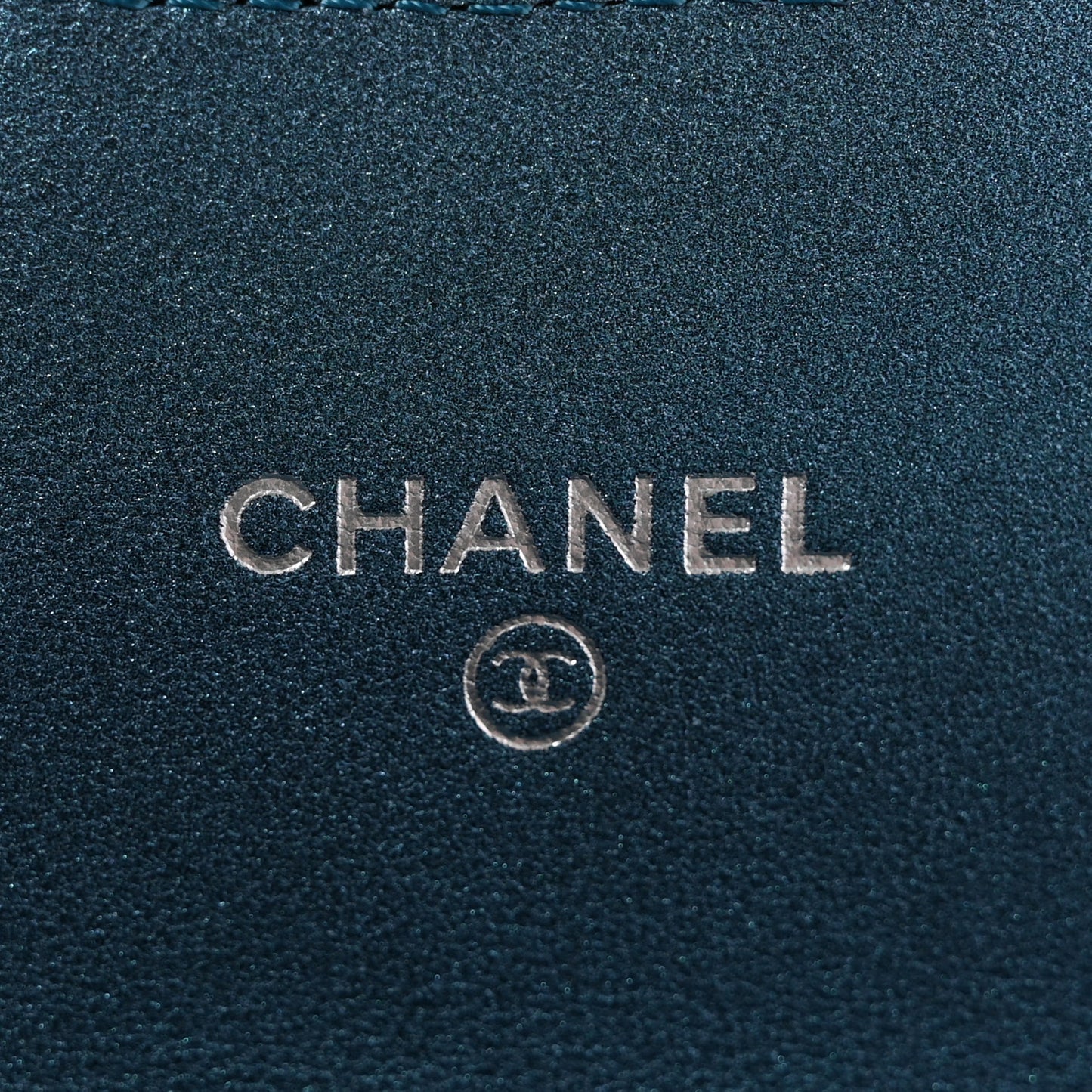 Metallic Lambskin Quilted Large Gusset Flap Wallet Turquoise