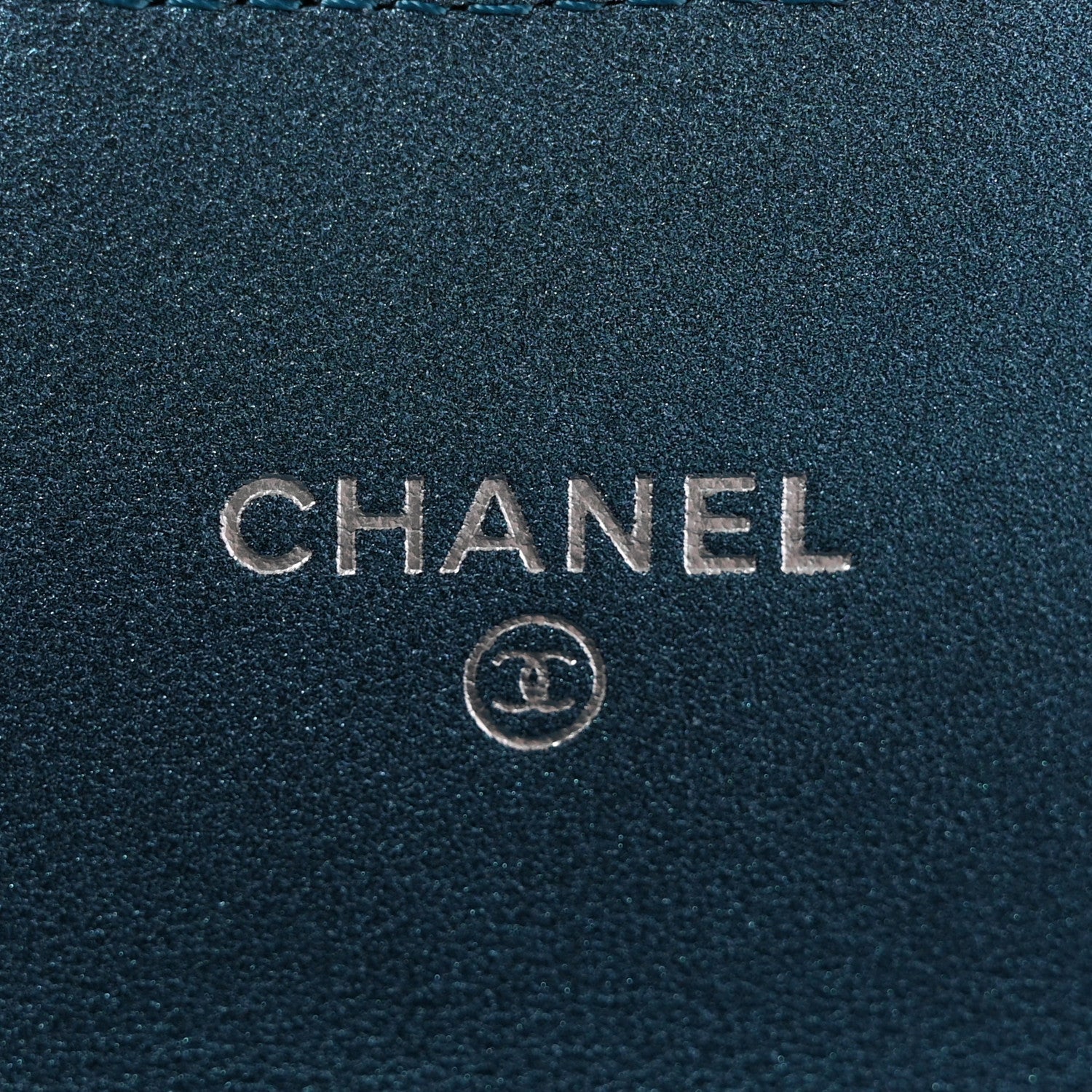 Chanel Metallic Lambskin Quilted Large Gusset Flap Wallet Turquoise 6 of 11