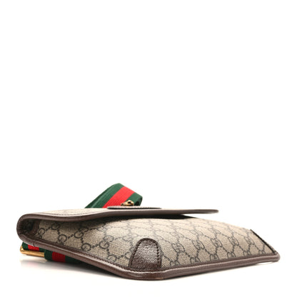 Gucci GG Supreme Monogram Neo Vintage Web Belt Bag Brown 4 of 9