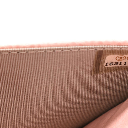Chanel Caviar Timeless CC Wallet On Chain WOC Pink 7 of 9