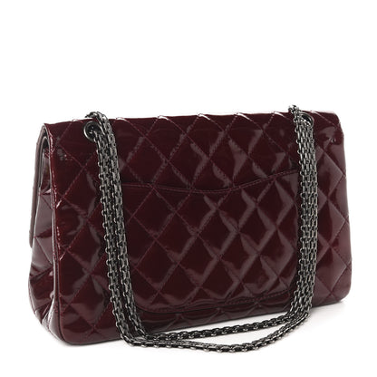 Chanel Patent Quilted 2.55 Reissue 227 Flap Light Burgundy 3 of 10