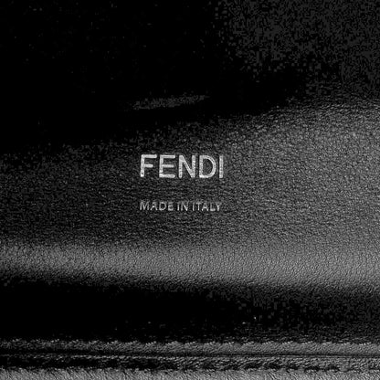 Fendi Vitello Seta Shearling FF 1974 Large Peekaboo X-Lite Brown 6 of 9