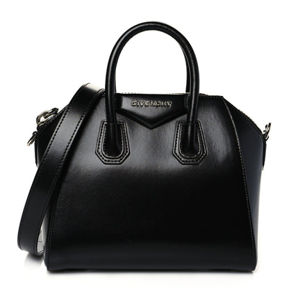 Givenchy Shiny Lord Calfskin Mini Antigona Black 1 of 10