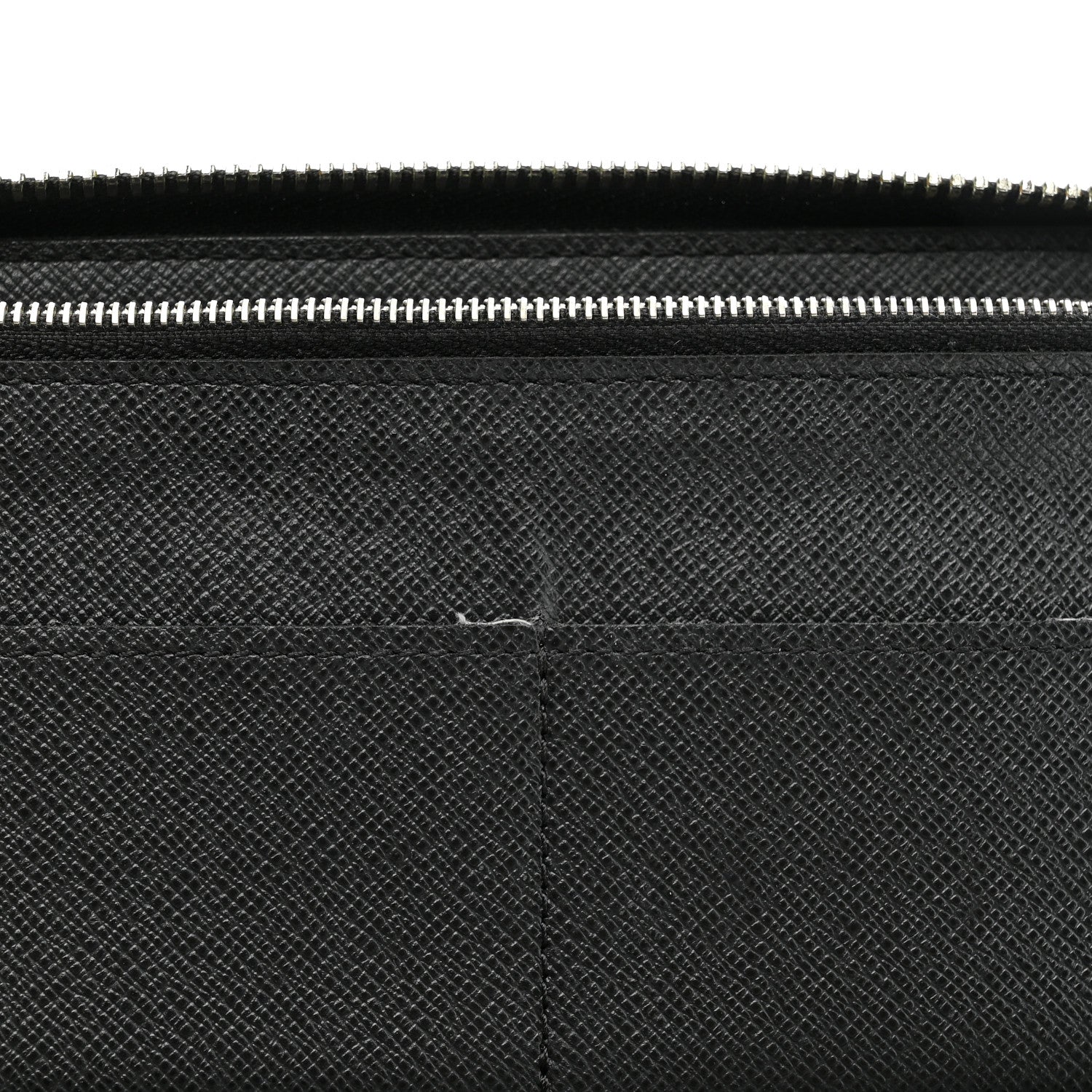 Louis Vuitton Taiga Vertical Zippy Wallet Black 9 of 9