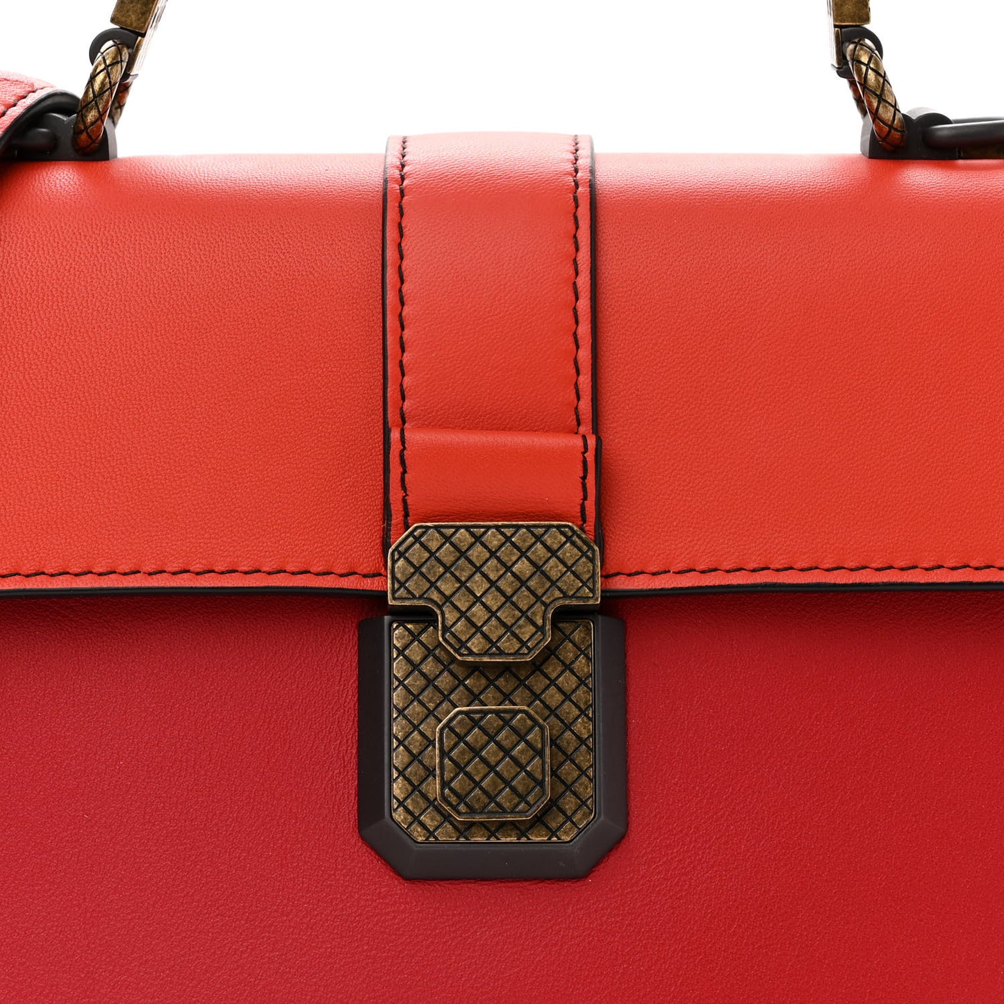 Nappa Small Piazza Bag Red