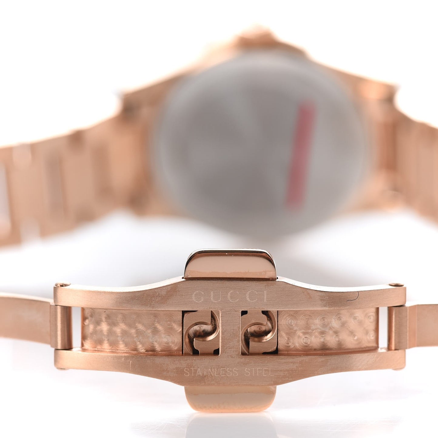 Stainless Steel 27mm G-Timeless Diamante Quartz Watch Rose