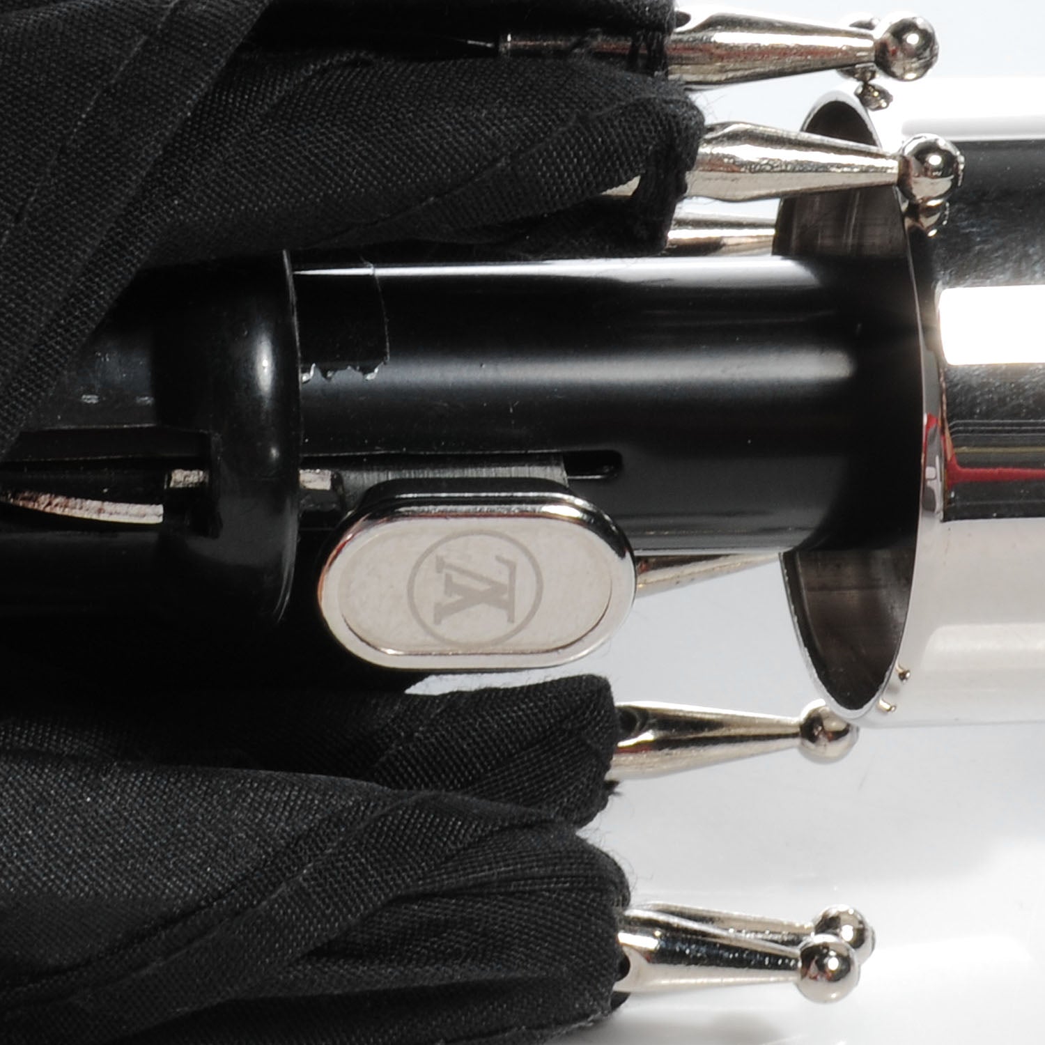 Louis Vuitton Monogram Parasol Parapluie Umbrella Black 5 of 8