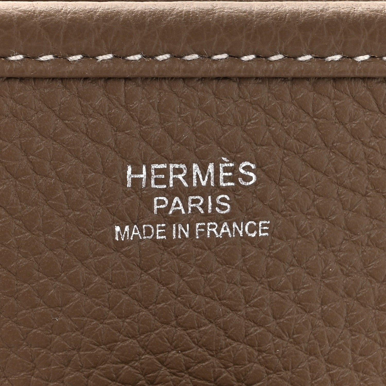 Hermes Taurillon Clemence Evelyne III PM Etoupe 6 of 11
