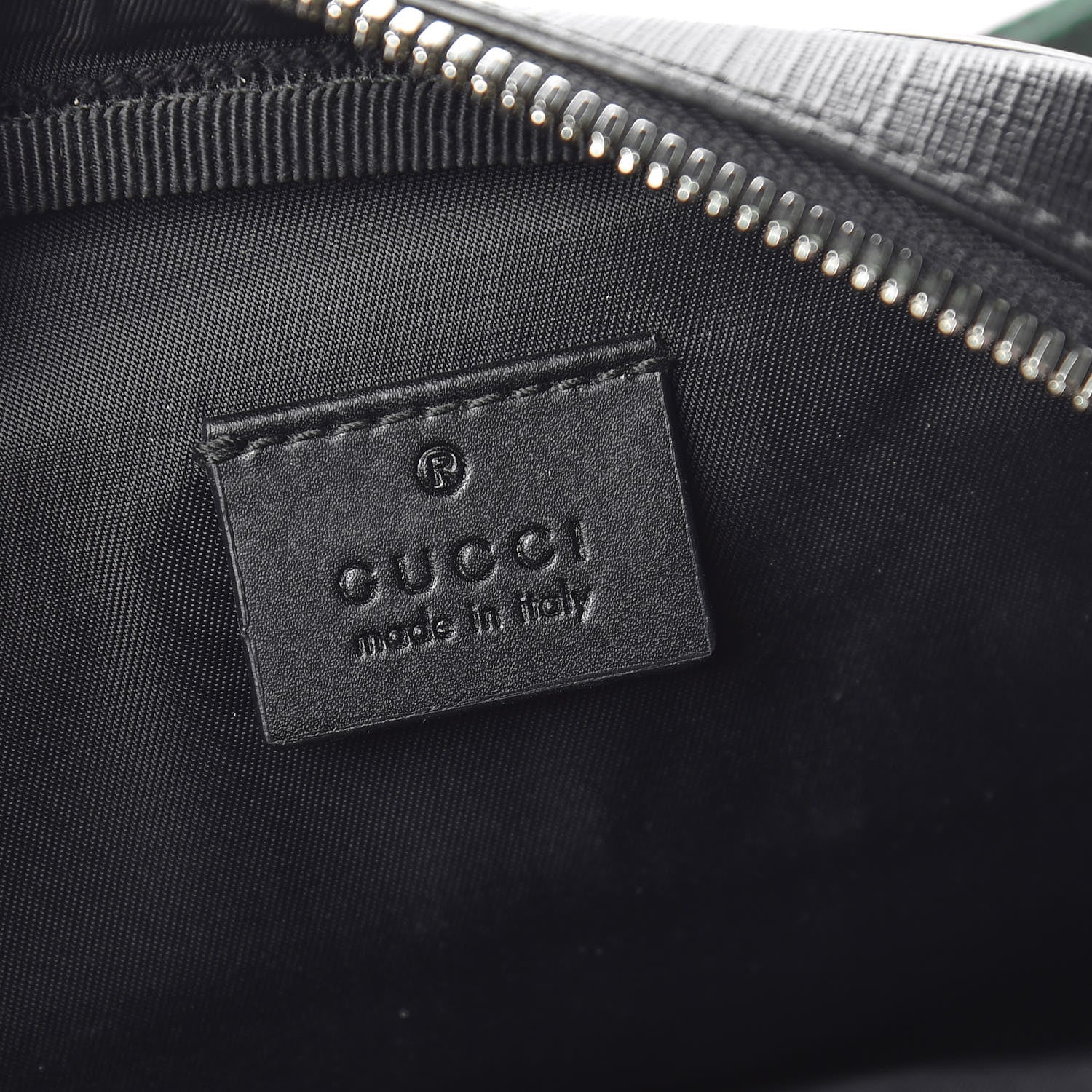 Gucci GG Supreme Monogram Web Belt Bag Black 14 of 15