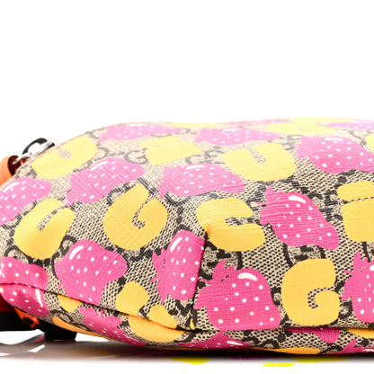 Gucci GG Supreme Monogram Childrens Strawberry Print Belt Bag Multicolor 9 of 10