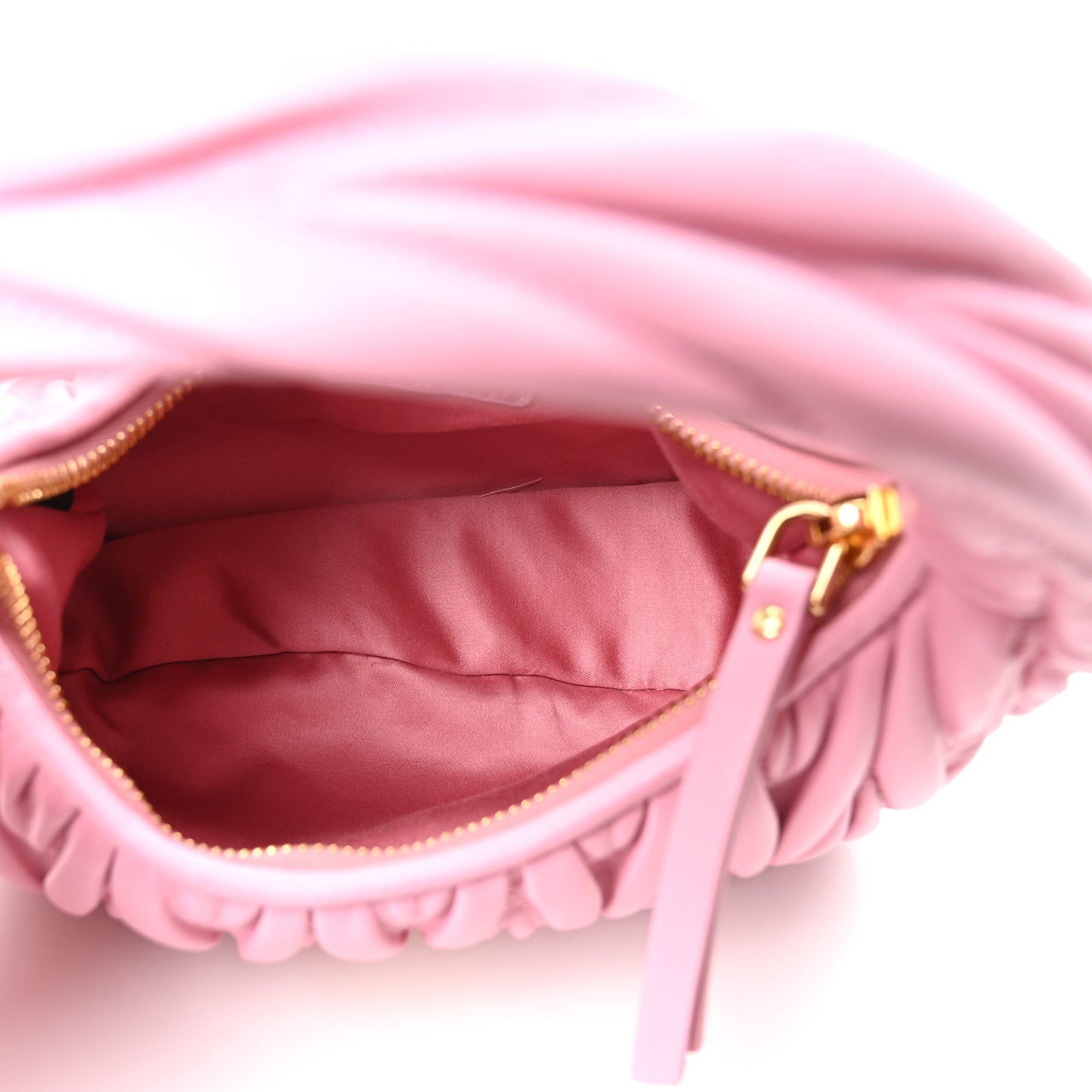 Nappa Matelasse Small Wander Hobo Alabastro