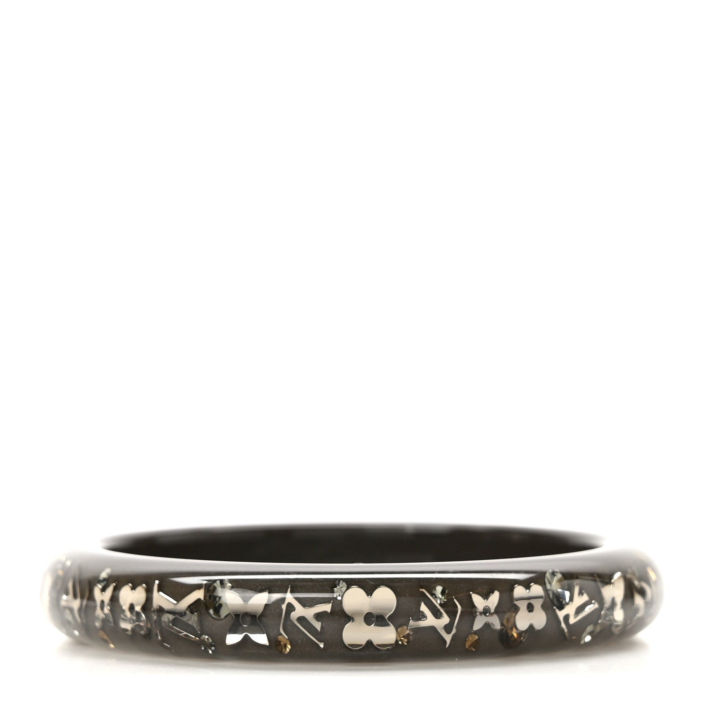 Resin Swarovski Bracelet Medium PM Grey