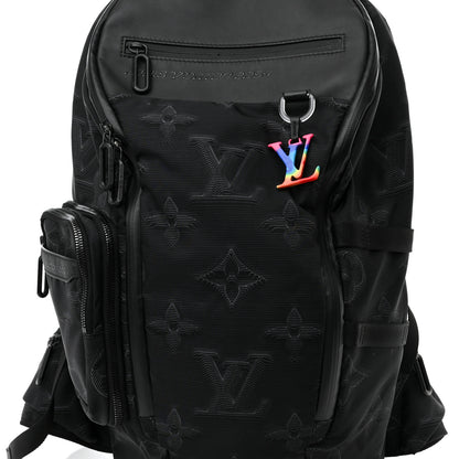 Louis Vuitton Monogram 3D 2054 Mountain Backpack Grey Black Rainbow 7 of 11